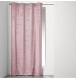 Rideau à oeillets - 140 x 240 cm - velours - romantic - dragée