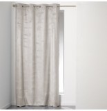 Rideau à oeillets - 140 x 240 cm - velours - romantic - lin