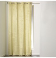 Rideau à oeillets - 140 x 240 cm - velours - romantic - menthe