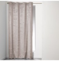 Rideau à oeillets - 140 x 240 cm - velours - romantic - taupe