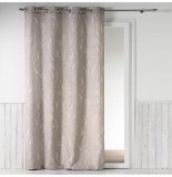 Rideau à oeillets - 140 x 260 cm - fils coupés - naturea - lin