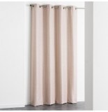 Rideau à oeillets - 140 x 260 cm - jacquard adamo - lin