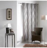Rideau à oeillets - 140 x 260 cm - jacquard - ondula