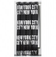 Rideau à oeillets microfibre - 140 x 260 cm - imprimé new york - noi