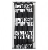 Rideau à oeillets microfibre - 140 x 260 cm - imprimé new york - noi