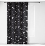 Rideau à oeillets microfibre - 140 x 260 cm - imprimé infinity - ant