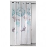 Rideau à oeillets microfibre - 140 x 260 cm - imprimé sweet garden -