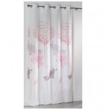 Rideau à oeillets microfibre - 140 x 260 cm - imprimé sweet garden r