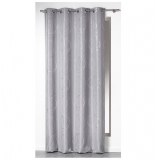 Rideau à oeillets - 140 x 260 cm - polyester - bully - perle