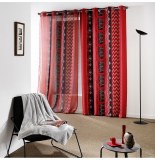 Rideau à oeillets - 140 x 260 cm - polyester - izia