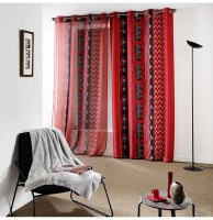 Rideau à oeillets - 140 x 260 cm - polyester - izia