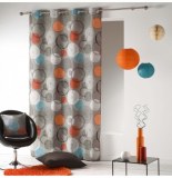 Rideau à oeillets - 140 x 260 cm - polyester - lascaux