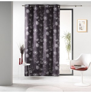 Rideau à oeillets - 140 x 260 cm - polyester - marquis