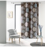 Rideau à oeillets - 140 x 260 cm - polyester - oxana