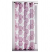 Rideau à oeillets - 140 x 260 cm - polyester - imprimé reflecto - ro