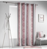Rideau à oeillets - 140 x 260 cm - polyester - imprimé serpentine -
