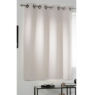 Rideau à oeillets carrés - occultant - 140 x 180 cm - cocoon - ciel