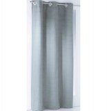 Rideau à oeillets carrés - 140 x 240 cm - suédine - ciel