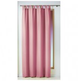 Rideau à passants - 140 x 260 cm - polyester - essentiel - dragée