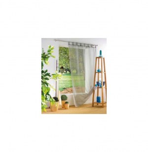 Panneau voilage à passants - 140 x 240 cm - gris