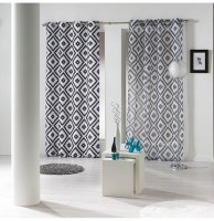 Voilage à oeillets - 140 x 240 cm - ikati - blanc