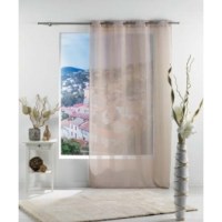 Voilage à oeillets - 140 x 240 cm - salina - lin