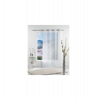 Voilage à oeillets - 140 x 240 cm - salina - blanc