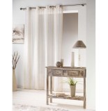 Voilage à oeillets - 140 x 240 cm - helios - lin