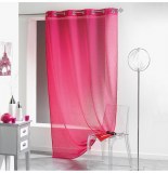 Voilage à oeillets - 140 x 240 cm - lissea - fuchsia