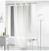 Voilage à oeillets - 140 x 240 cm - lissea - naturel