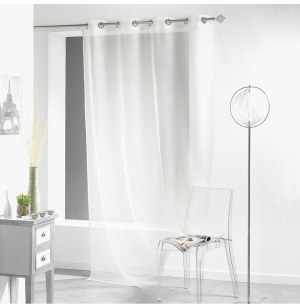 Voilage à oeillets - 140 x 240 cm - lissea - naturel