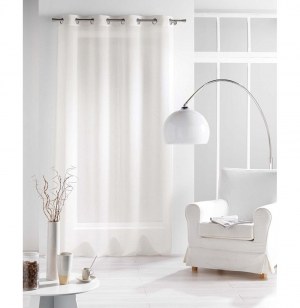 Voilage à oeillets - 140 x 240 cm - paloma - naturel