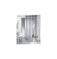 Voilage à oeillets - 140 x 240 cm - candide - gris