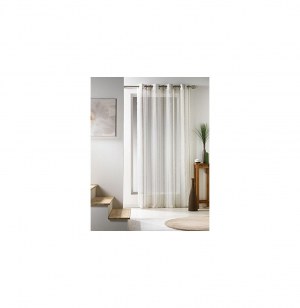 Voilage à oeillets tissé - 140 x 240 cm - naturel - zahia 2