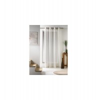 Voilage à oeillets tissé - 140 x 240 cm - naturel - zahia 2