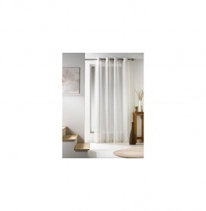 Voilage à oeillets tissé - 140 x 240 cm - naturel - zahia 4