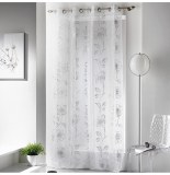 Voilage à oeillets - 140 x 240 cm - celia - argent