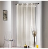 Voilage à oeillets tissé - 140 x 260 cm - naturel - java 2 naturel