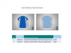 LES CASAQUES STERİLES ET LES MASQUES A 3 PLİS