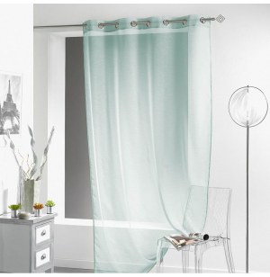 Voilage à oeillets - 140 x 240 cm - lissea - ciel