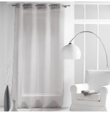 Voilage à oeillets - 140 x 240 cm - paloma - perle