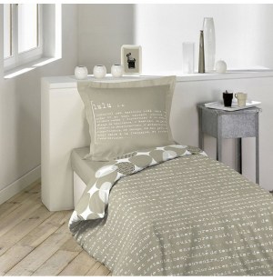 Parure de lit 140 x 200 cm - lulu castagnette - word