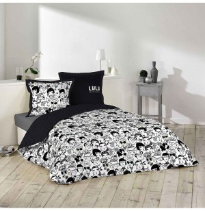 Parure de lit 3 pièces - 240 x 220 cm - lulu castagnette - people