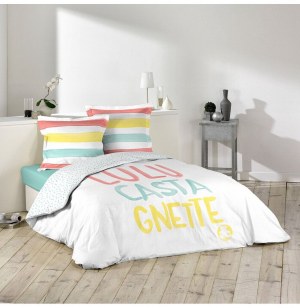 Parure de lit 3 pièces - 240 x 220 cm - lulu castagnette - gouache