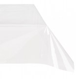 Nappe cristal rectangle - 140 x 240 cm - pvc - transparent