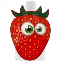 Gourde souple pour enfant - fraise - little cook