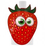Gourde souple pour enfant - fraise - little cook