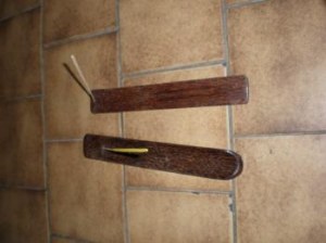 Porte encens bois