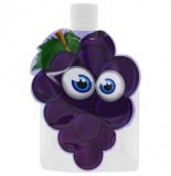 Gourde souple pour enfant - raisin - little cook