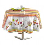Nappe ronde - d 160 cm - pvc - guinguette